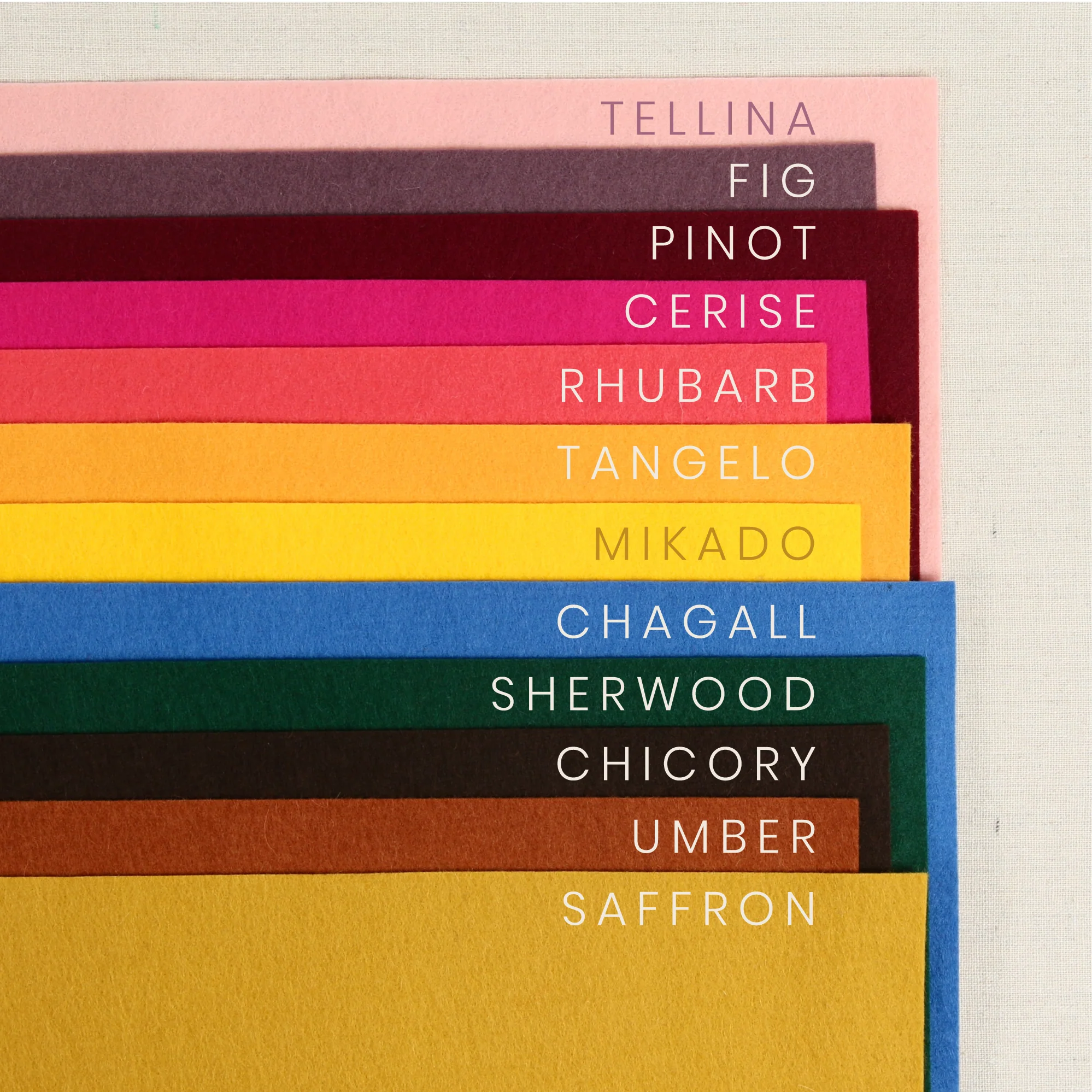Tangelo Pure Wool Felt - Image 4