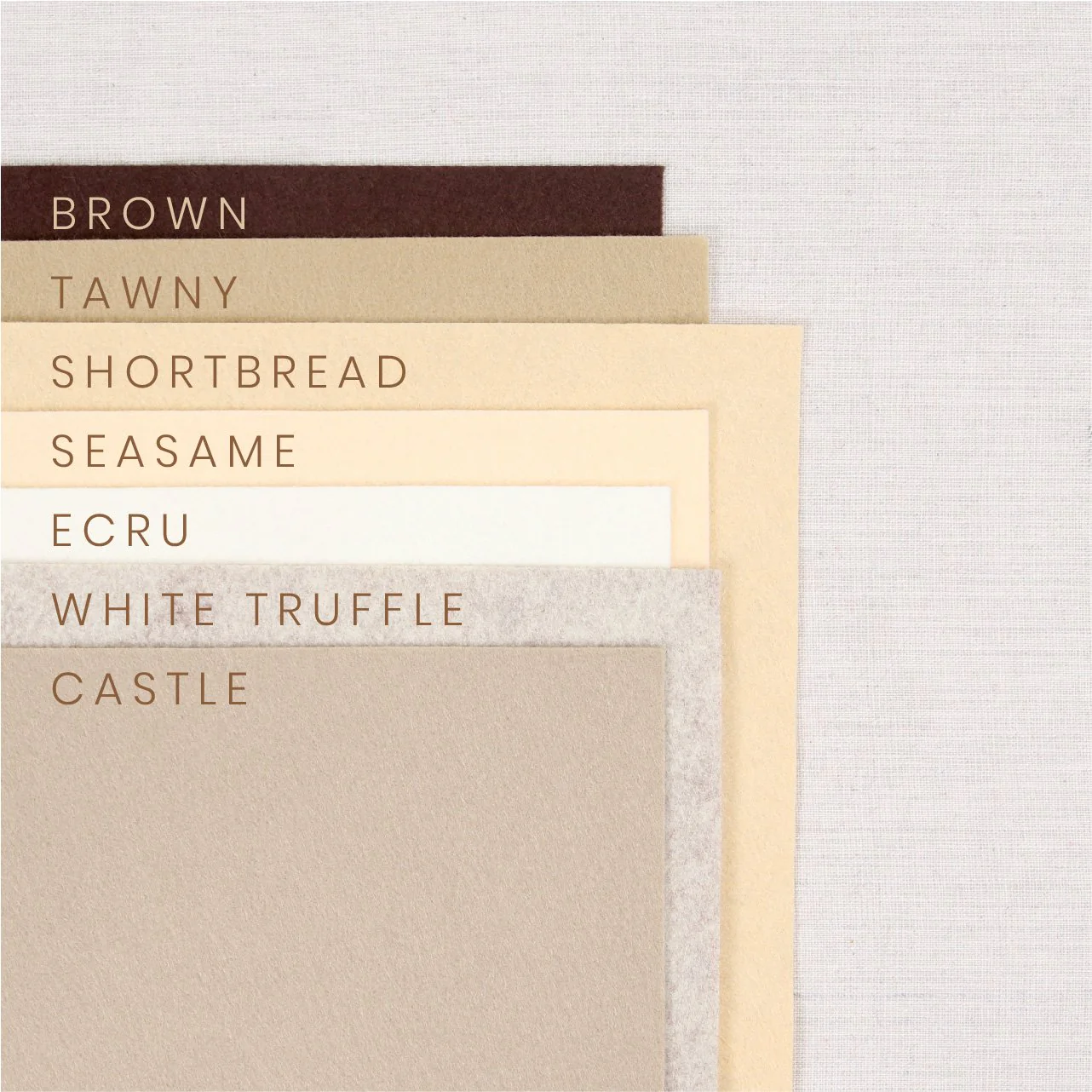 Tawny Pure Wool Felt - Image 3