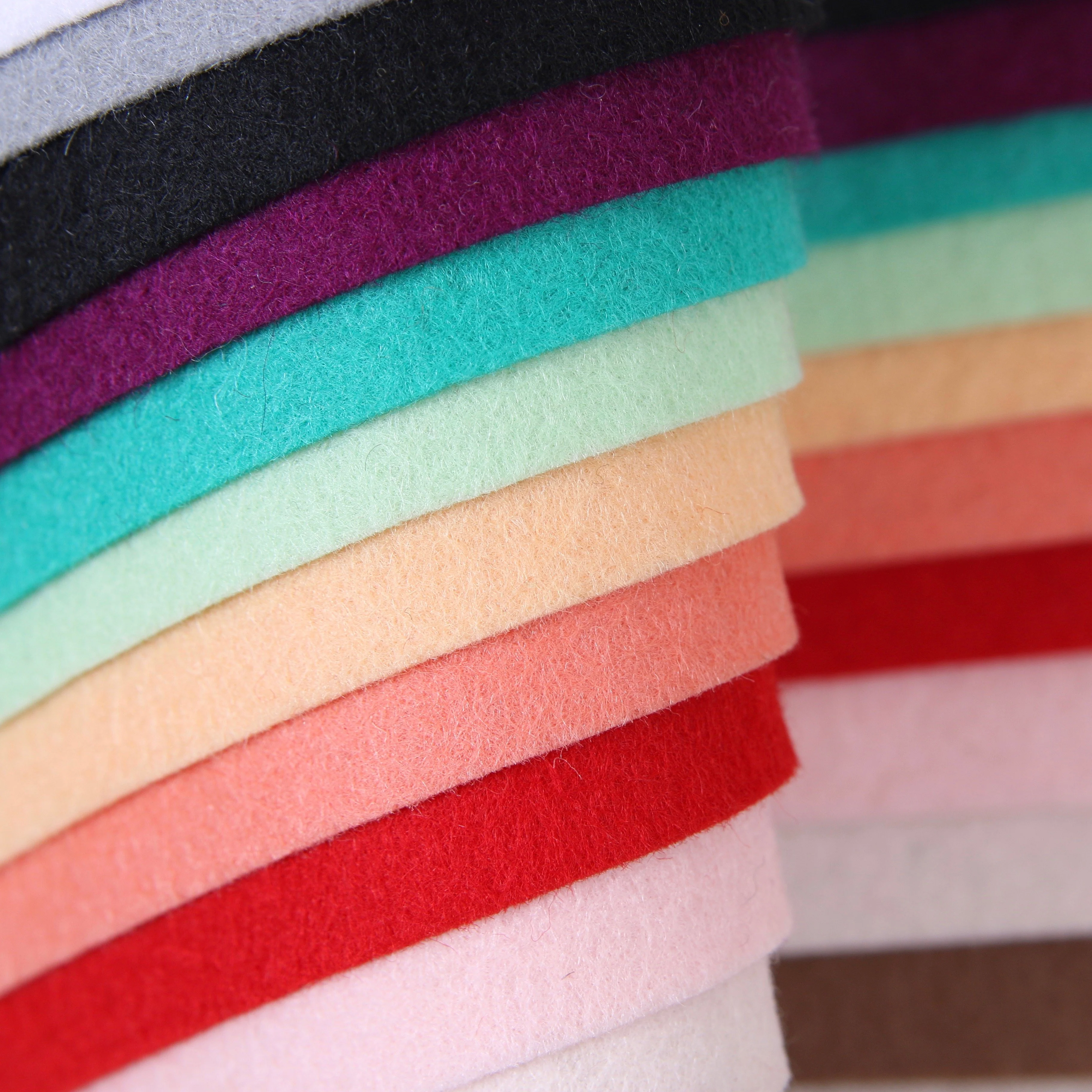 Teal Pure Wool Felt - Image 5