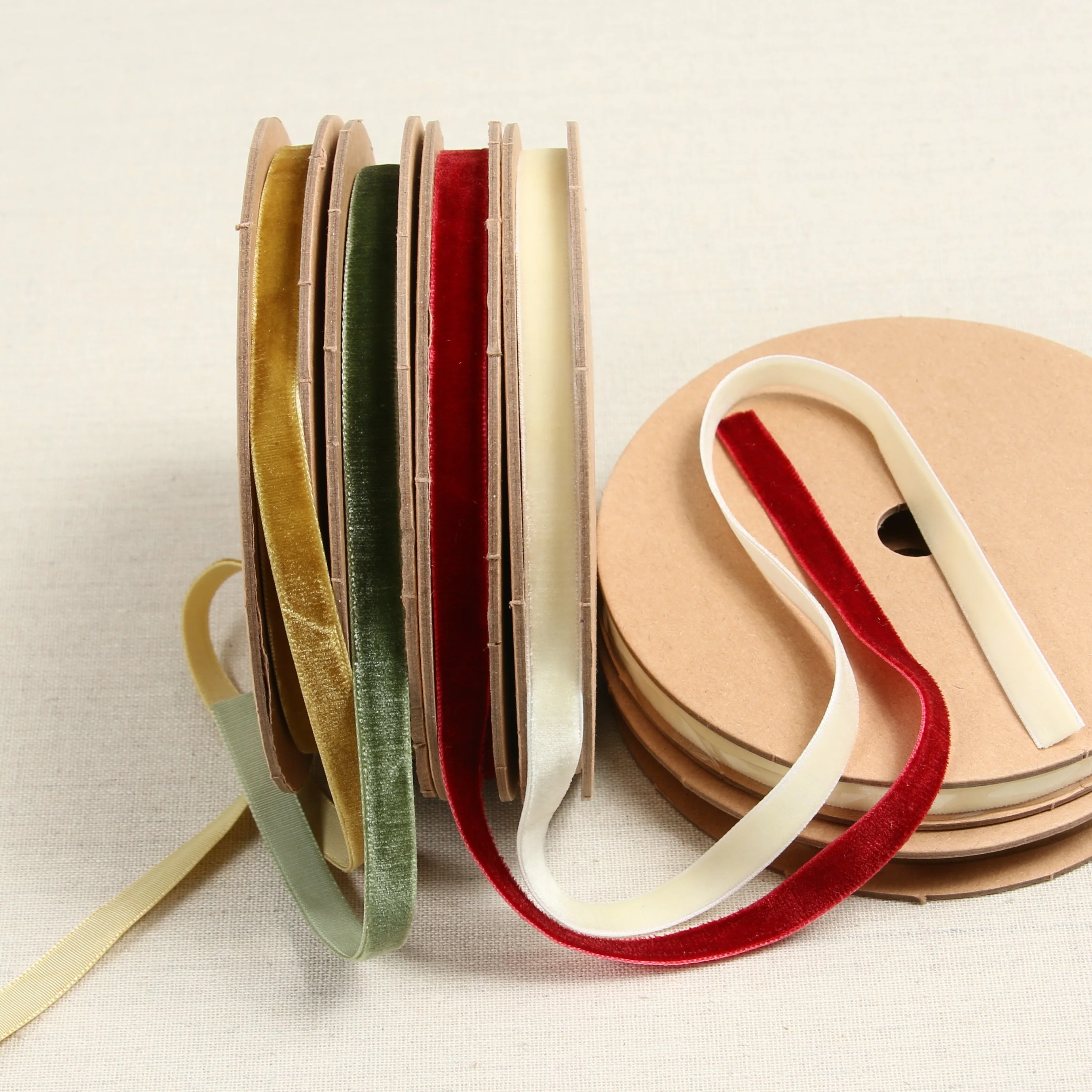 Velvet Ribbon, 3/8" - Image 12