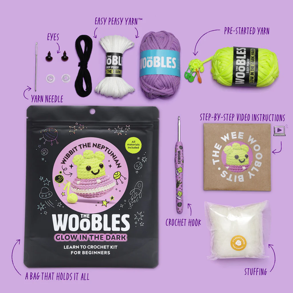 Wibbit the Neptunian, Crochet Kit - Image 4