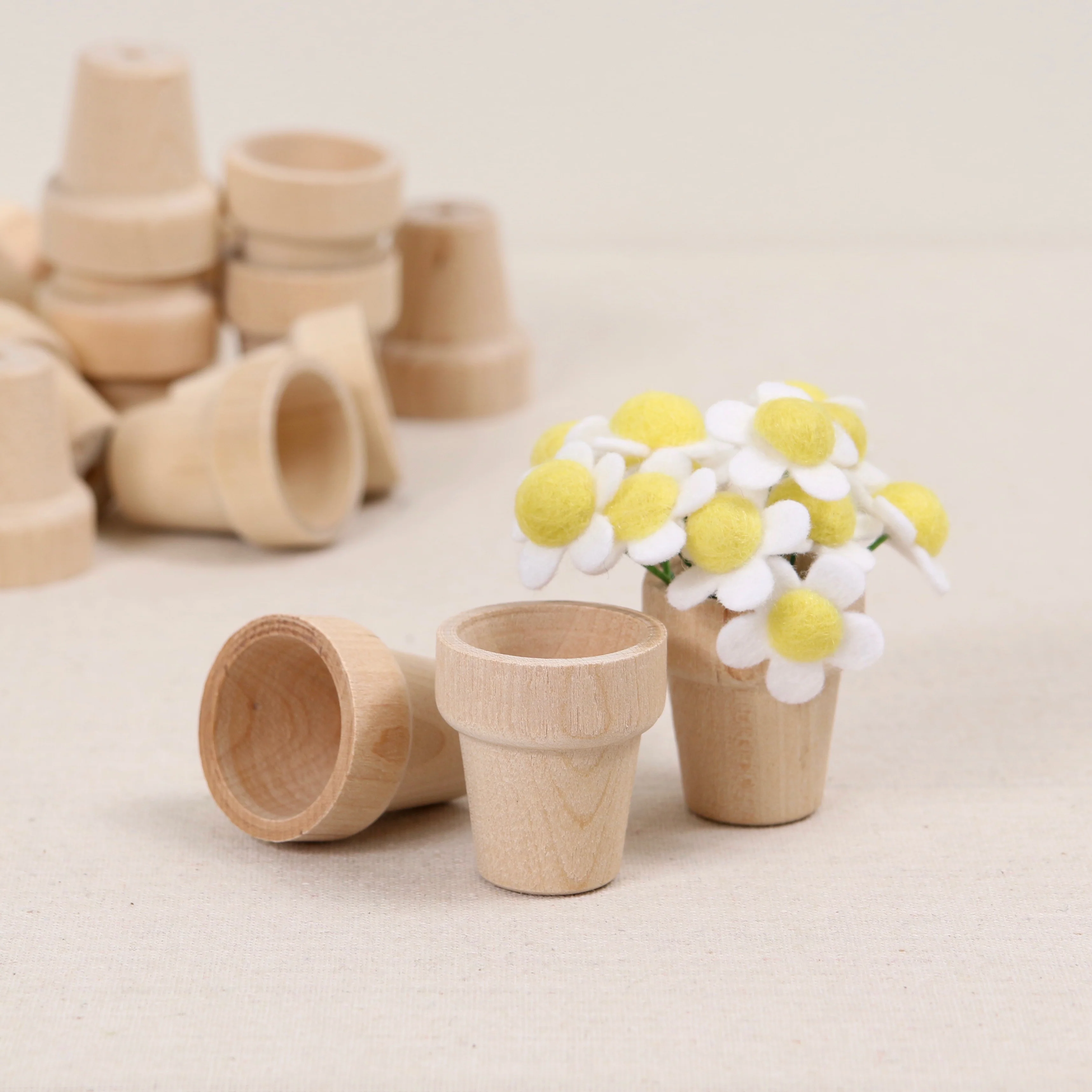 Wood Pots