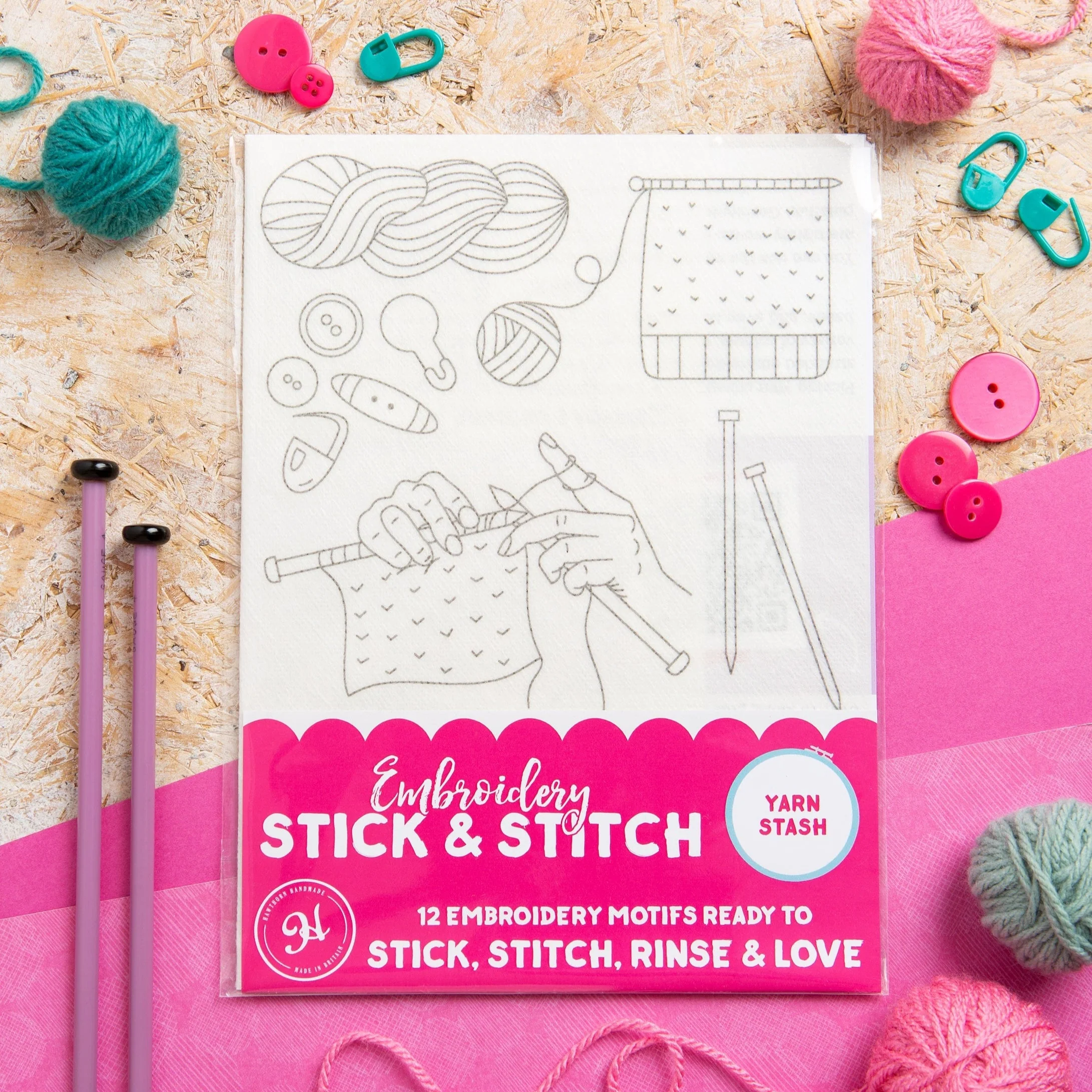 Yarn Stash, Stick + Stitch Embroidery - Image 2