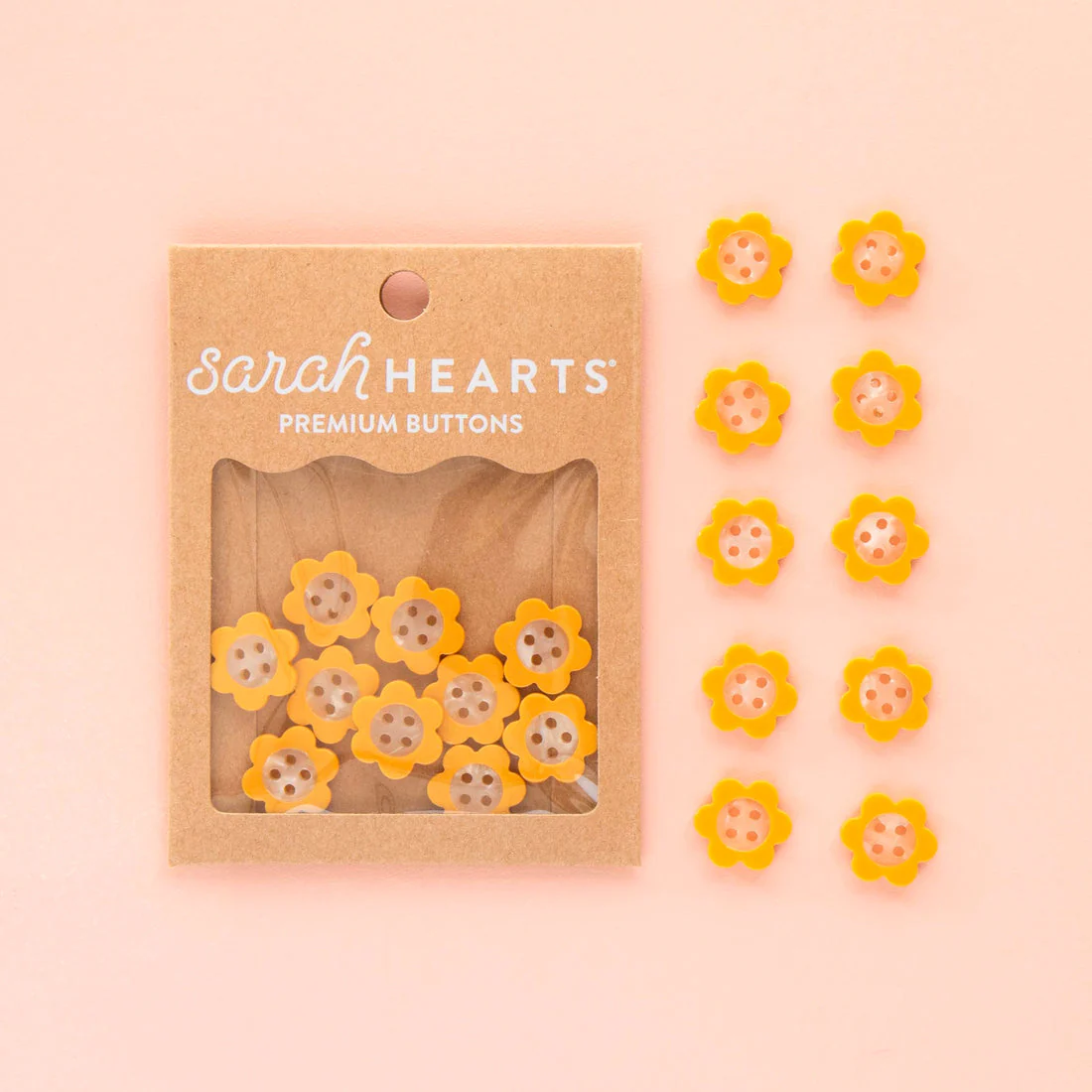 Yellow Daisy Buttons - Image 4