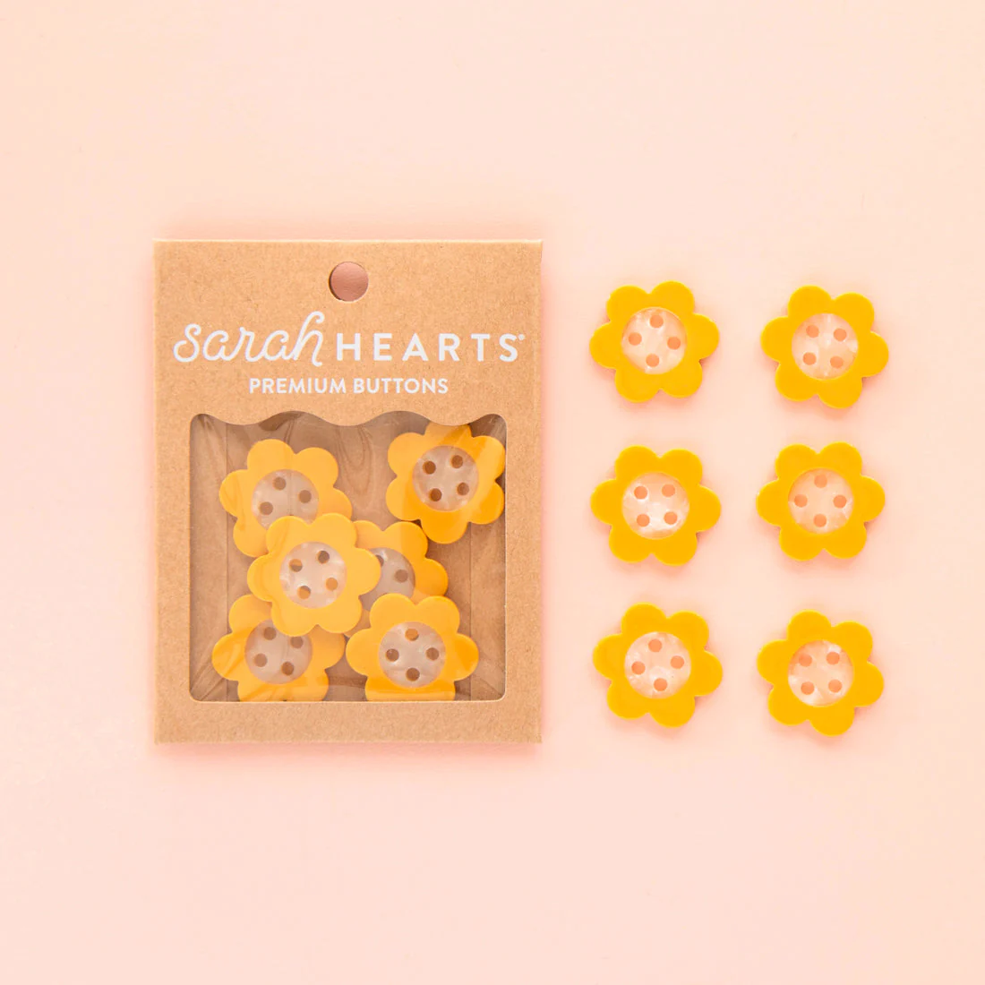 Yellow Daisy Buttons - Image 5