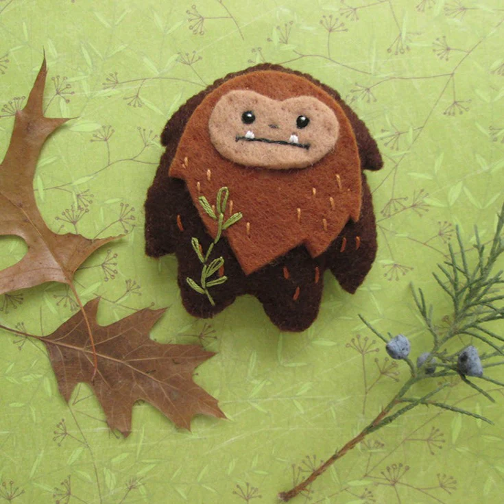Yeti and Sasquatch Felt Pattern - Image 3