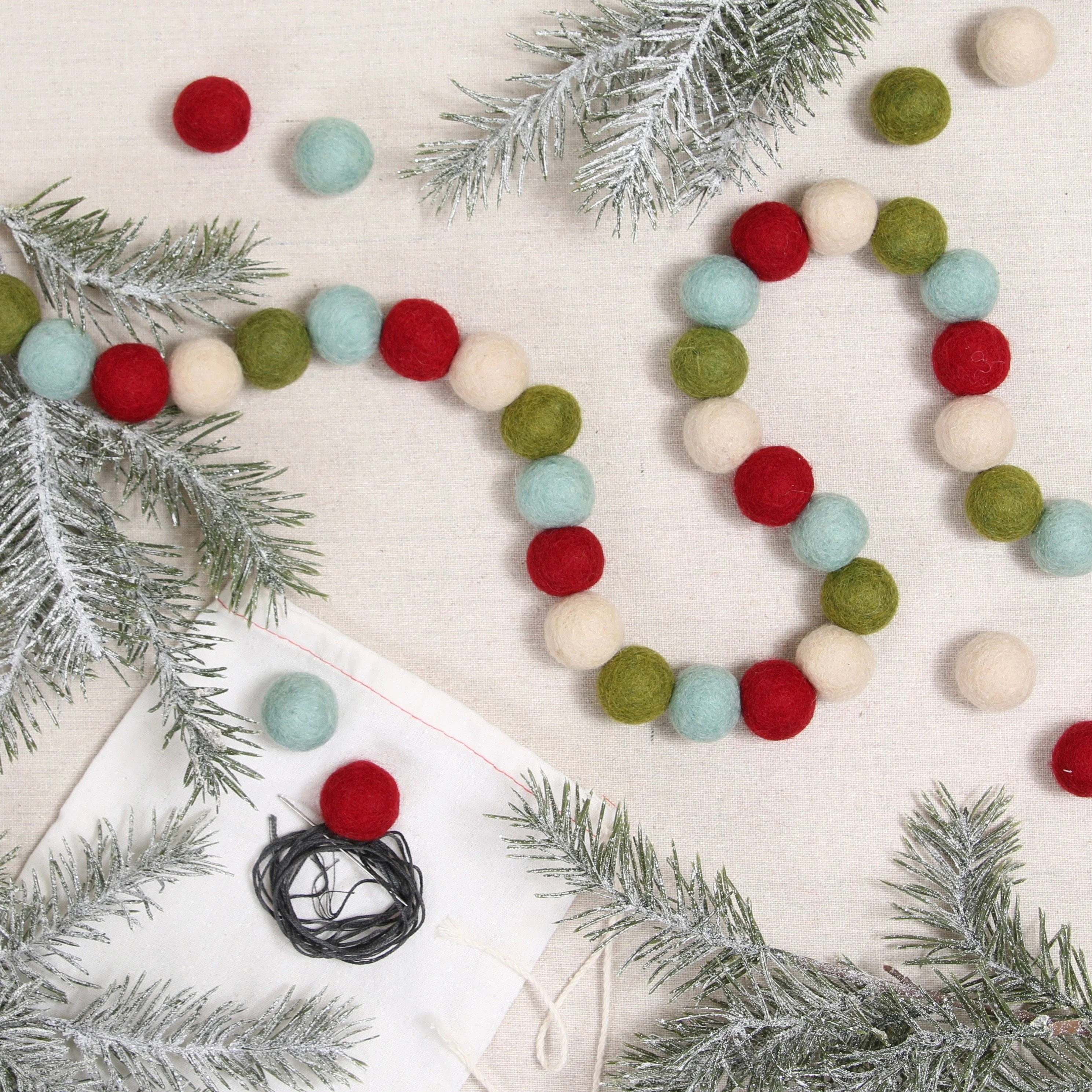 Yuletide Felt Balls - Image 3
